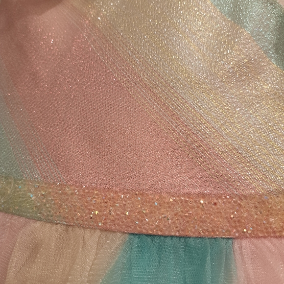 BONNIE JEAN GIRL RAINBOW DRESS SIZE 6X - Picture 4 of 7